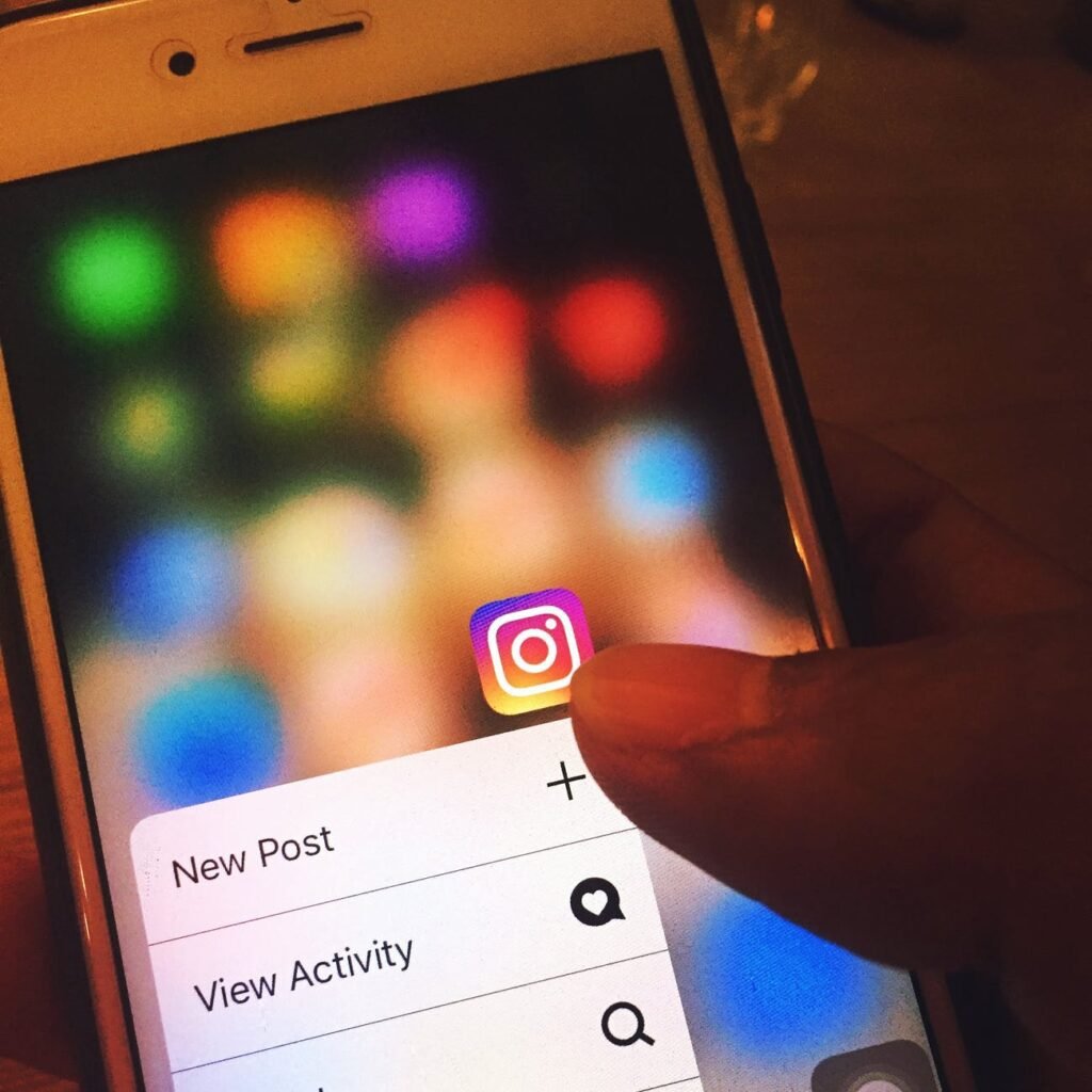 person using smartphone