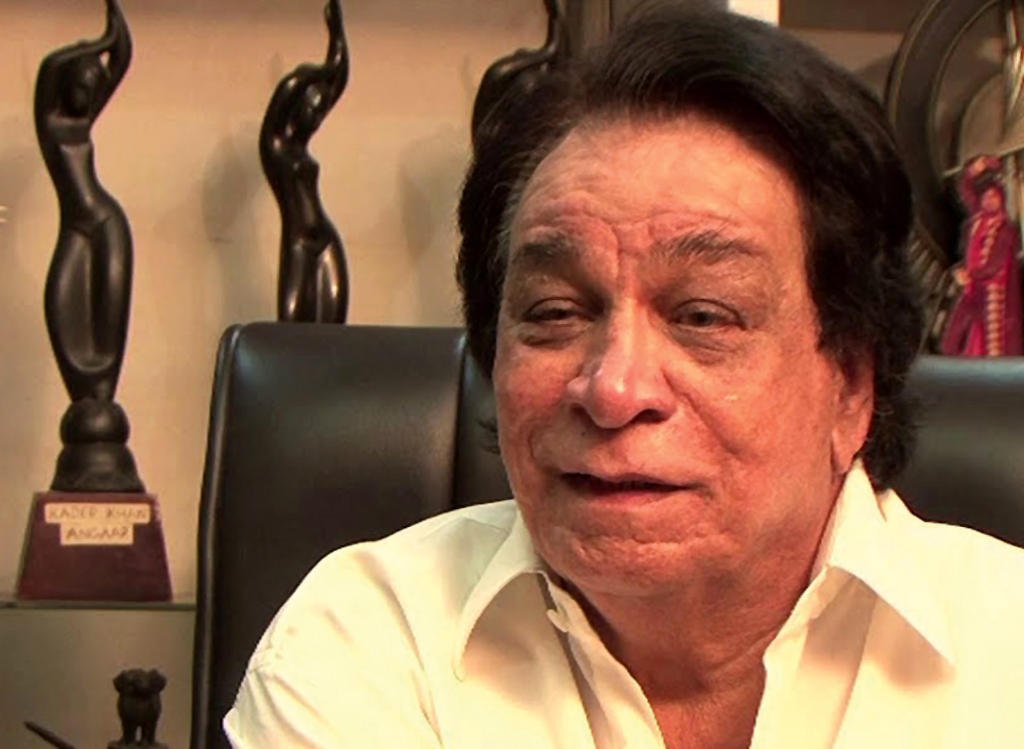 Kader khan Bollywood actor comedian celeb with Singhvi online